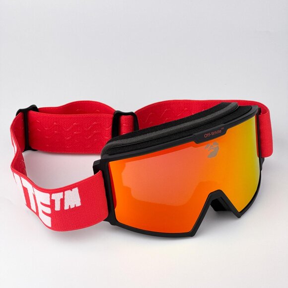 Off-White Ski Goggles – Black/Red Frame Red Mirror Lens | Model OERI055 2525 - Picture 2 of 11
